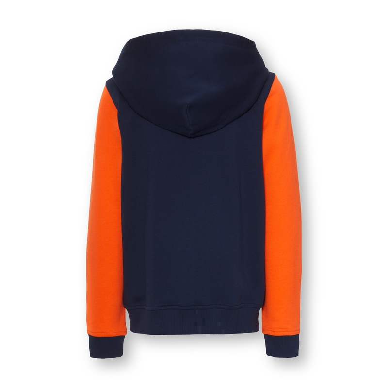 KTM Apex Zip-Hoodie voor kinderen, blauw-oranje uitverkoop