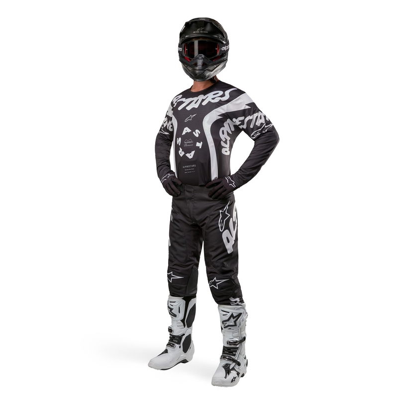Alpinestars Racer Hana Motorcross Broek Zwart Wit