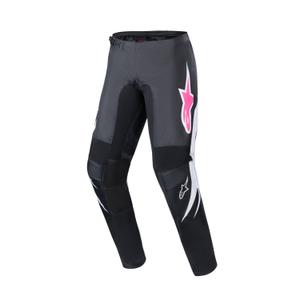 Alpinestars Stella Fluid dames crossbroek zwart-wit