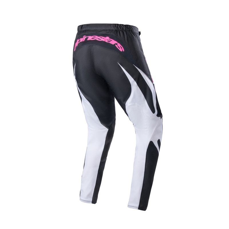 Alpinestars Stella Fluid dames crossbroek zwart-wit