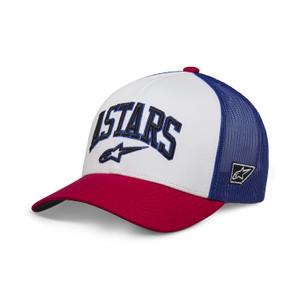 Alpinestars Dunkerer cap wit-rood-blauw