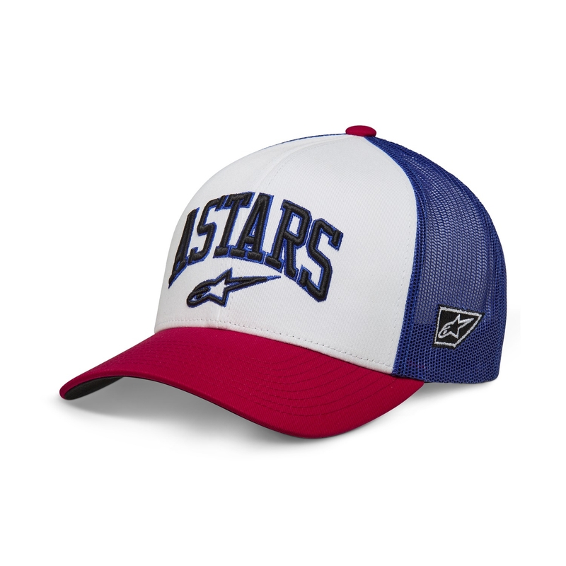 Alpinestars Dunkerer cap wit-rood-blauw