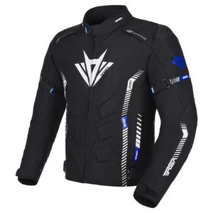 Motorjas RSA Rider zwart-wit-blauw