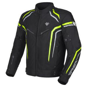 Motorjas RSA Compact 2 zwart-grijs-fluogeel