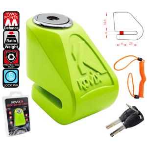 Schijfremslot KOVIX KN1 fluo geel