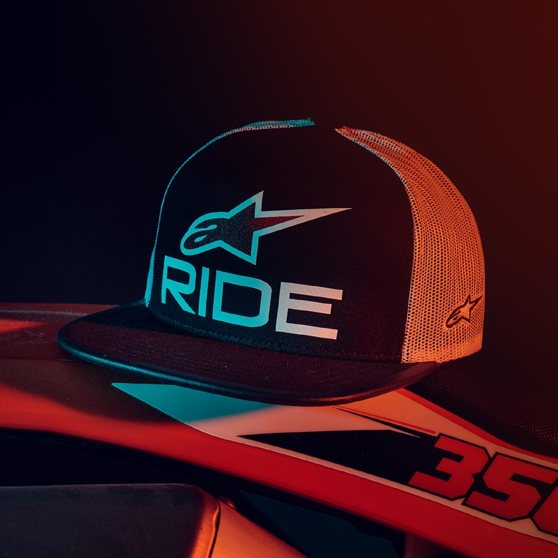 Alpinestars Ride 4.0 ER muts zwart, wit en rood