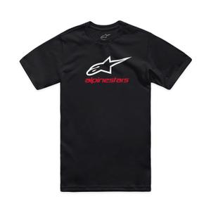 T-shirt Alpinestars Always 2.0 CSF zwart-wit-rood