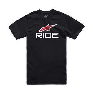 T-shirt Alpinestars Ride 4.0 CSF zwart-wit-rood