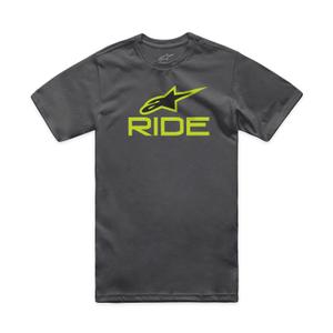 T-shirt Alpinestars Ride 4.0 CSF grijs-geel-zwart