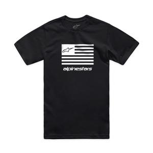 T-shirt Alpinestars Vlag CSF zwart-wit