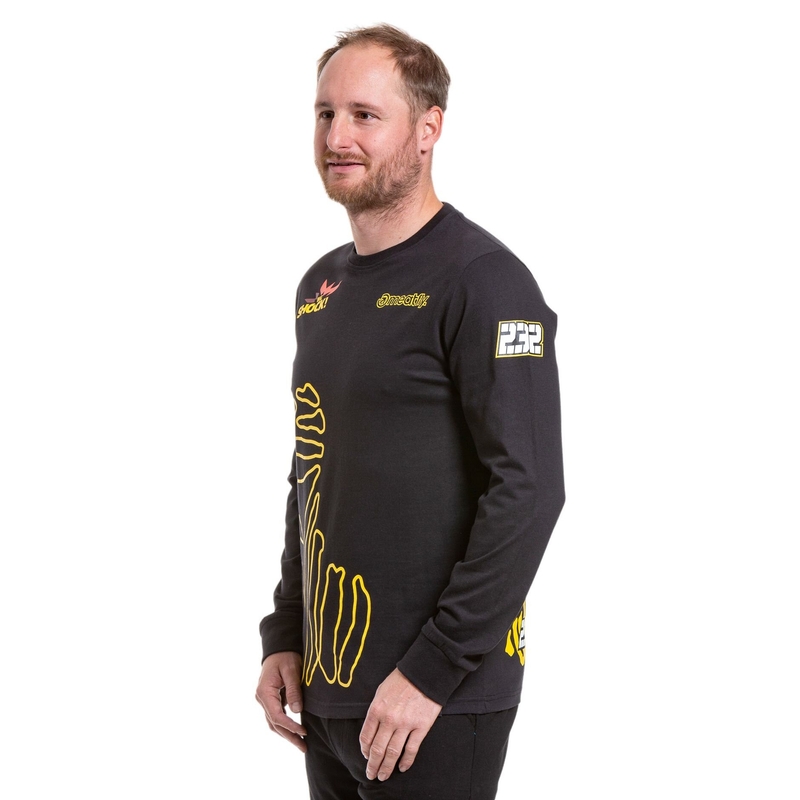 Meatfly Dakar Bedouin t-shirt lange mouwen zwart