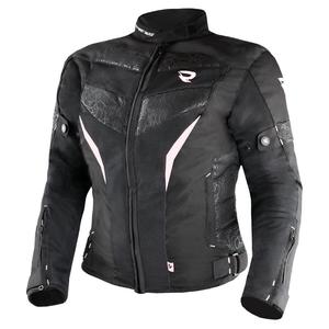 Motorjack voor dames Street Racer Rose Air zwart-wit