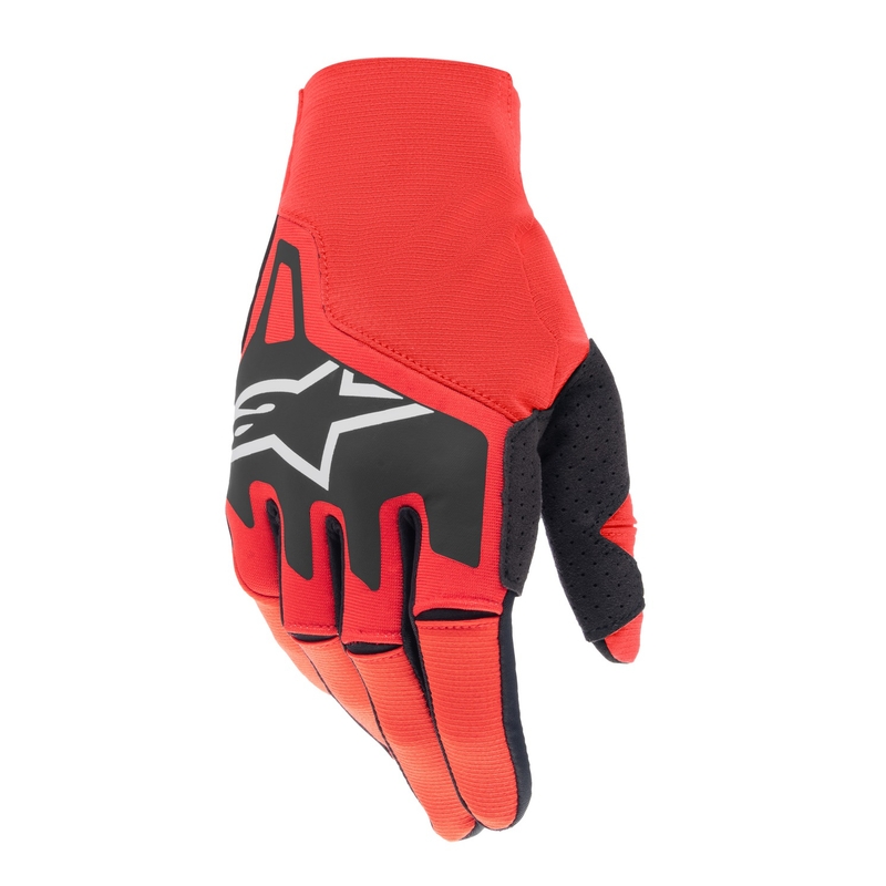 Alpinestars Techstar crosshandschoenen rood-zwart-wit