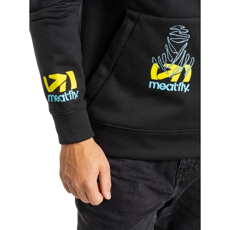 Meatfly Gravel Dakar technisch sweatshirt zwart
