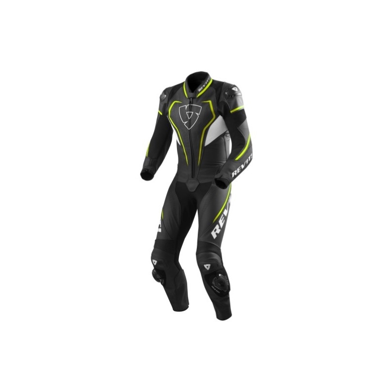 Jednodílná kombinéza Revit Vertex Pro černo-fluo žlutá výprodej