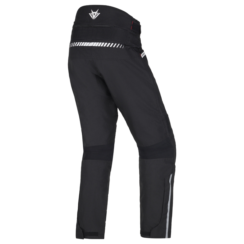 RSA Greby 2 zwart-witte motorbroek