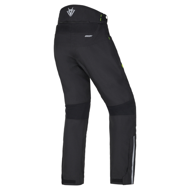 Dames RSA Greby 2 motorbroek zwart-fluo geel