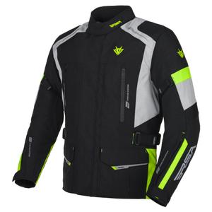 Motorjas RSA EXO 2 zwart-grijs-fluogeel