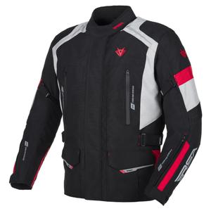 Motorjas RSA EXO 2 zwart-grijs-rood