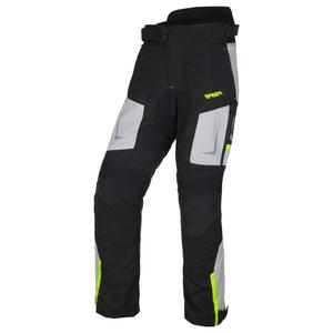 Motorbroek RSA EXO 2 zwart-grijs-fluogeel