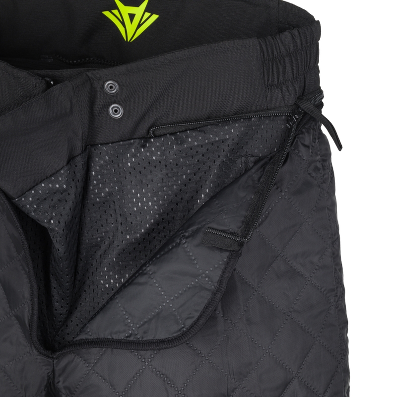 Motorbroek RSA EXO 2 zwart-grijs-fluogeel