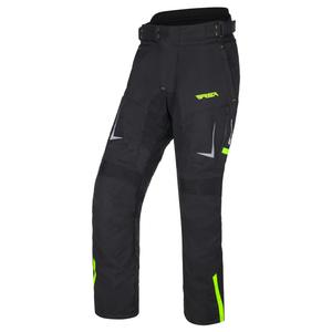 Motorbroek RSA EXO 2 zwart-fluo geel