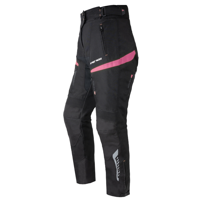 Damesbroek Street Racer Vix zwart met roze