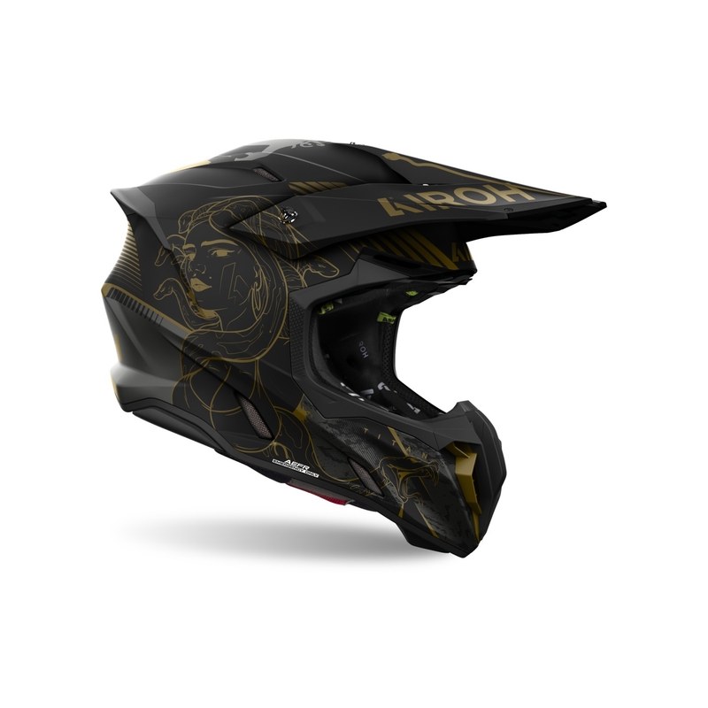 Motorcrosshelm Airoh Twist 3 Titan mat