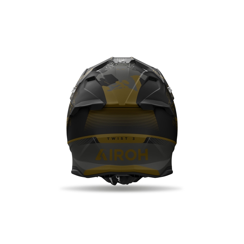 Motorcrosshelm Airoh Twist 3 Titan mat