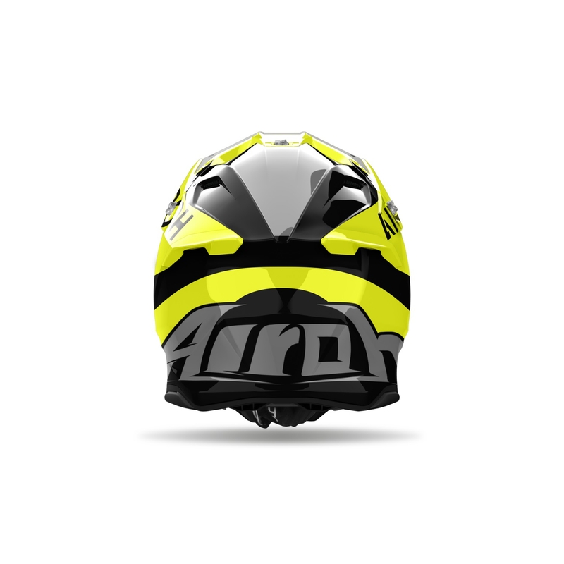 Motorcrosshelm Airoh Twist 3 King 2024 glanzend geel
