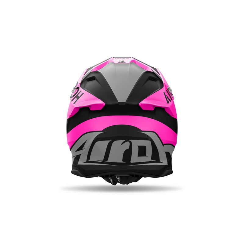 Motorcrosshelm Airoh Twist 3 King mat roze