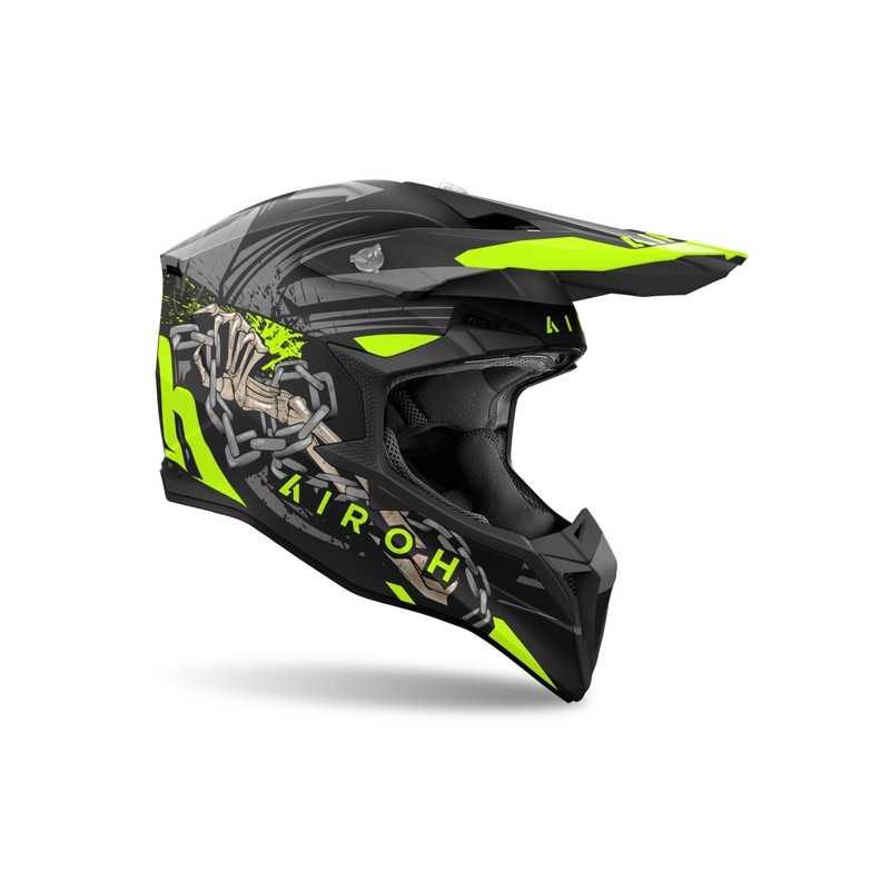 Airoh Wraaap Darkness motorcrosshelm mat