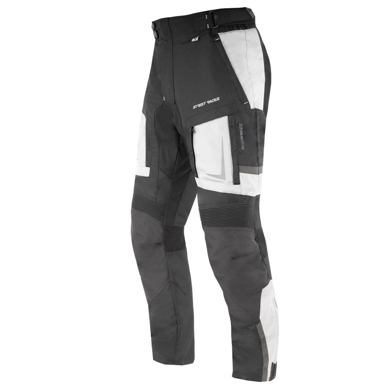 Street Racer Hilax Zwart/Grijs Motorbroek
