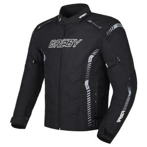 Motorjas RSA Greby 2 zwart-grijs