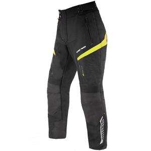 Street Racer Vix zwarte en fluo gele motorbroek