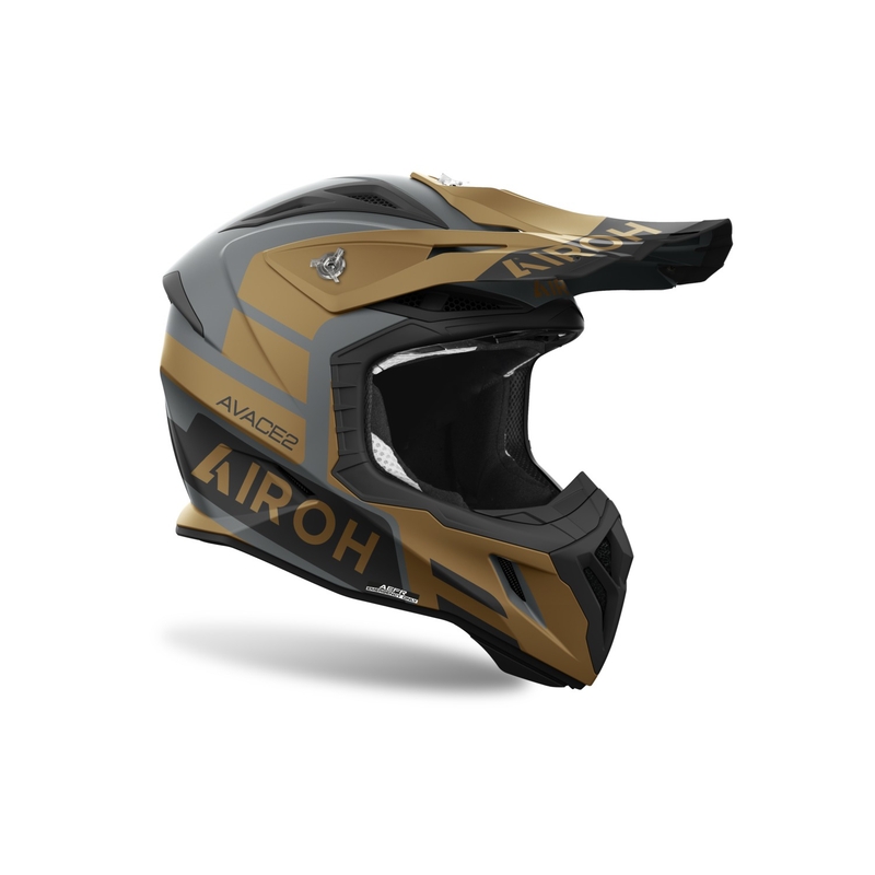 Airoh Aviator Ace 2 Sake crosshelm mat goud