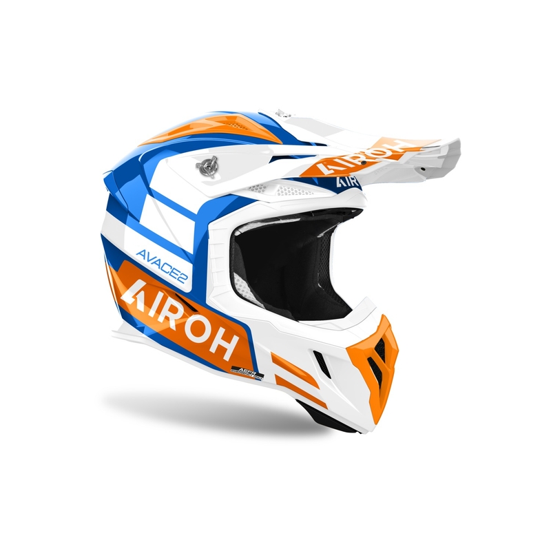 Crosshelm Airoh Aviator Ace 2 Sake glanzend oranje