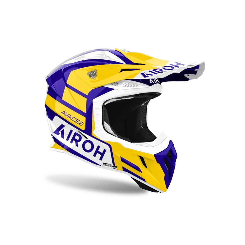 Airoh Aviator Ace 2 Sake Motocrosshelm Glanzend Geel