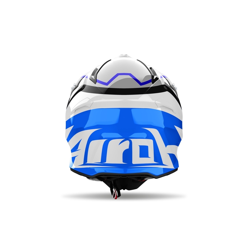 Crosshelm Airoh Aviator Ace 2 Ground glanzend blauw