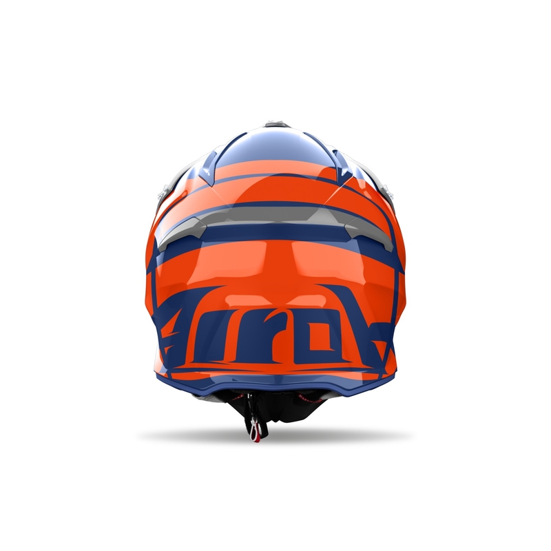 Airoh Aviator Ace 2 Engine crosshelm glanzend blauw