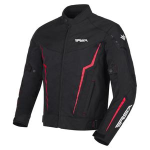 RSA Bolt zwart-wit-rode motorjas