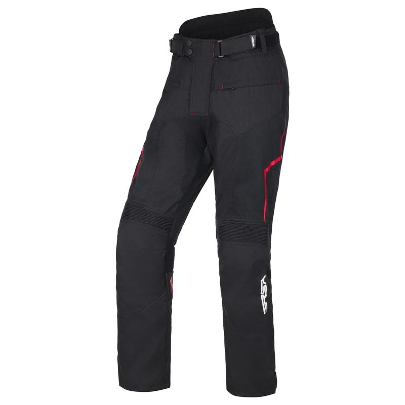RSA Bolt motorbroek zwart-wit-rood