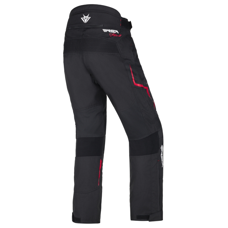 RSA Bolt motorbroek zwart-wit-rood