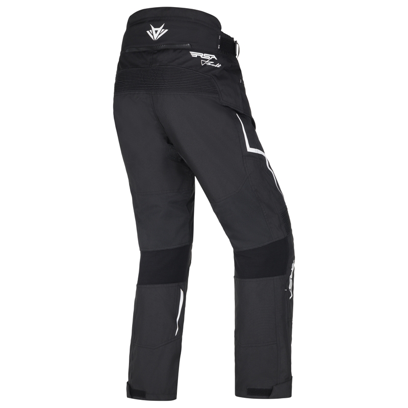 RSA Bolt motorbroek zwart/wit