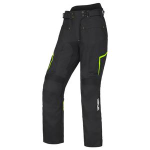 Dames RSA Bolt Zwart-Wit-Fluo Geel Motorbroek
