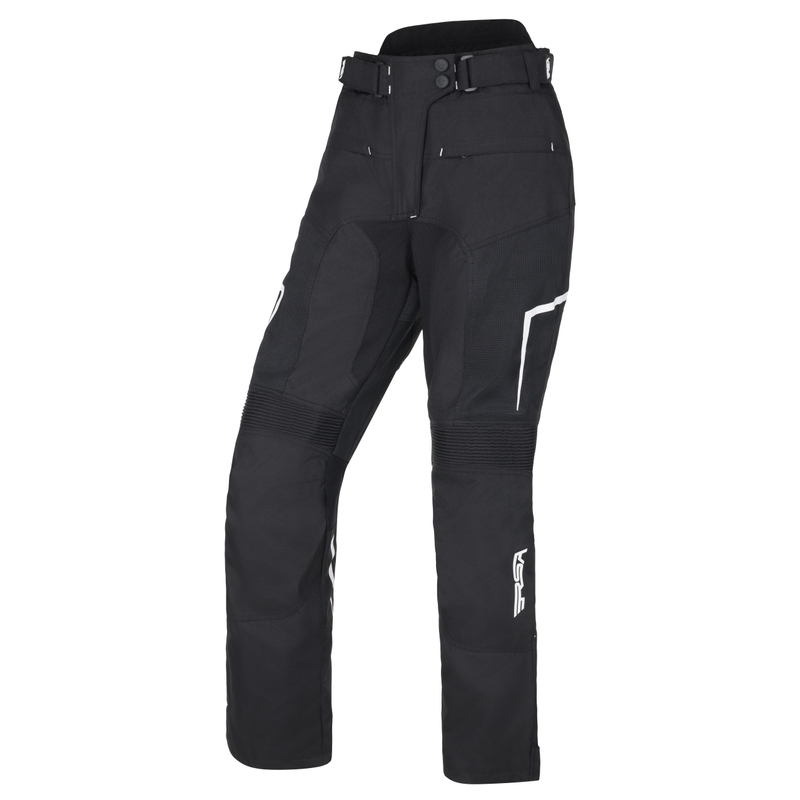 Dames RSA Bolt zwart-wit motorbroek