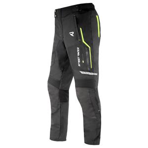 Street Racer Flex motorbroek zwart-fluo geel