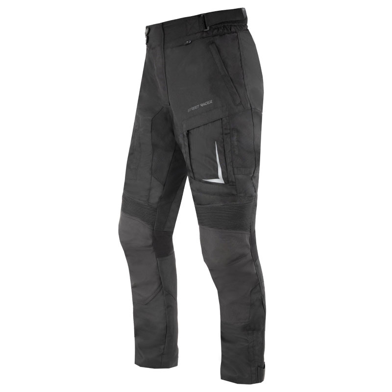 Street Racer Hilax zwarte motorbroek