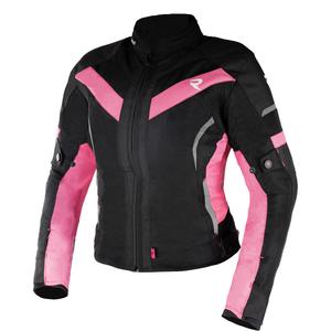 Motorjack voor dames Street Racer Betty II Air zwart met roze