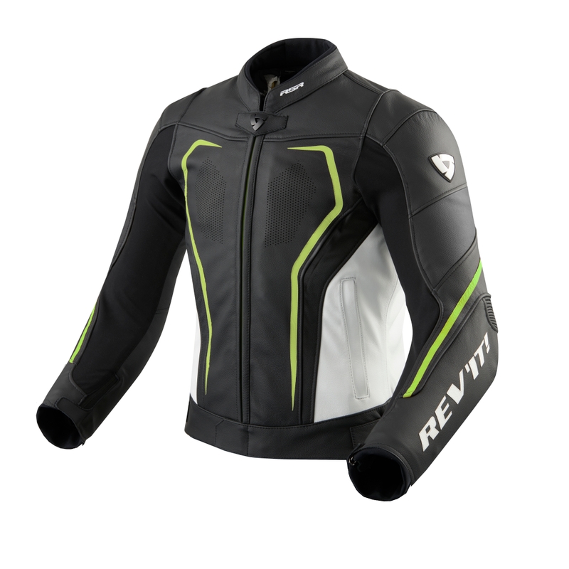 Motorjas Revit Vertex GT zwart-fluogeel uitverkoop